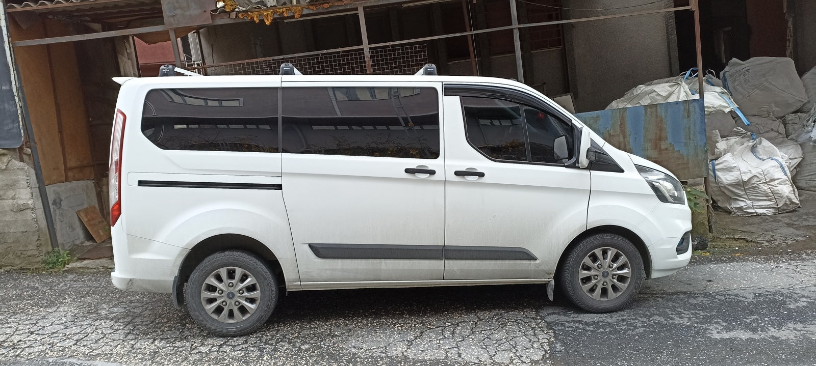 Ford Transit Custom Roof Racks Cross Bars Rails Top Carrier Alu Silver 3 Qty 2014-2022 Ford Transit Custom Roof Racks Cross Bars Rails Top Carrier Alu Silver 3 Qty 2014-2022